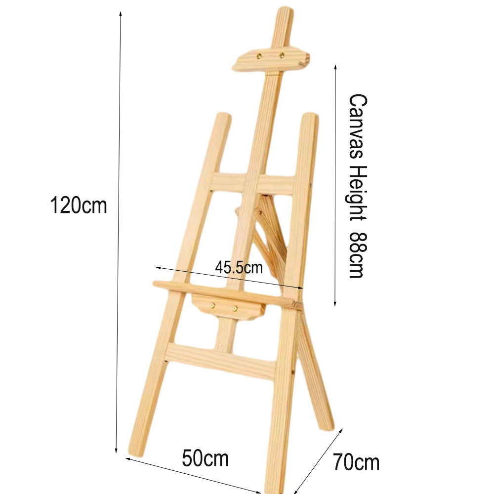 Wooden Floor Easel Stand for Painting and Exhibition
