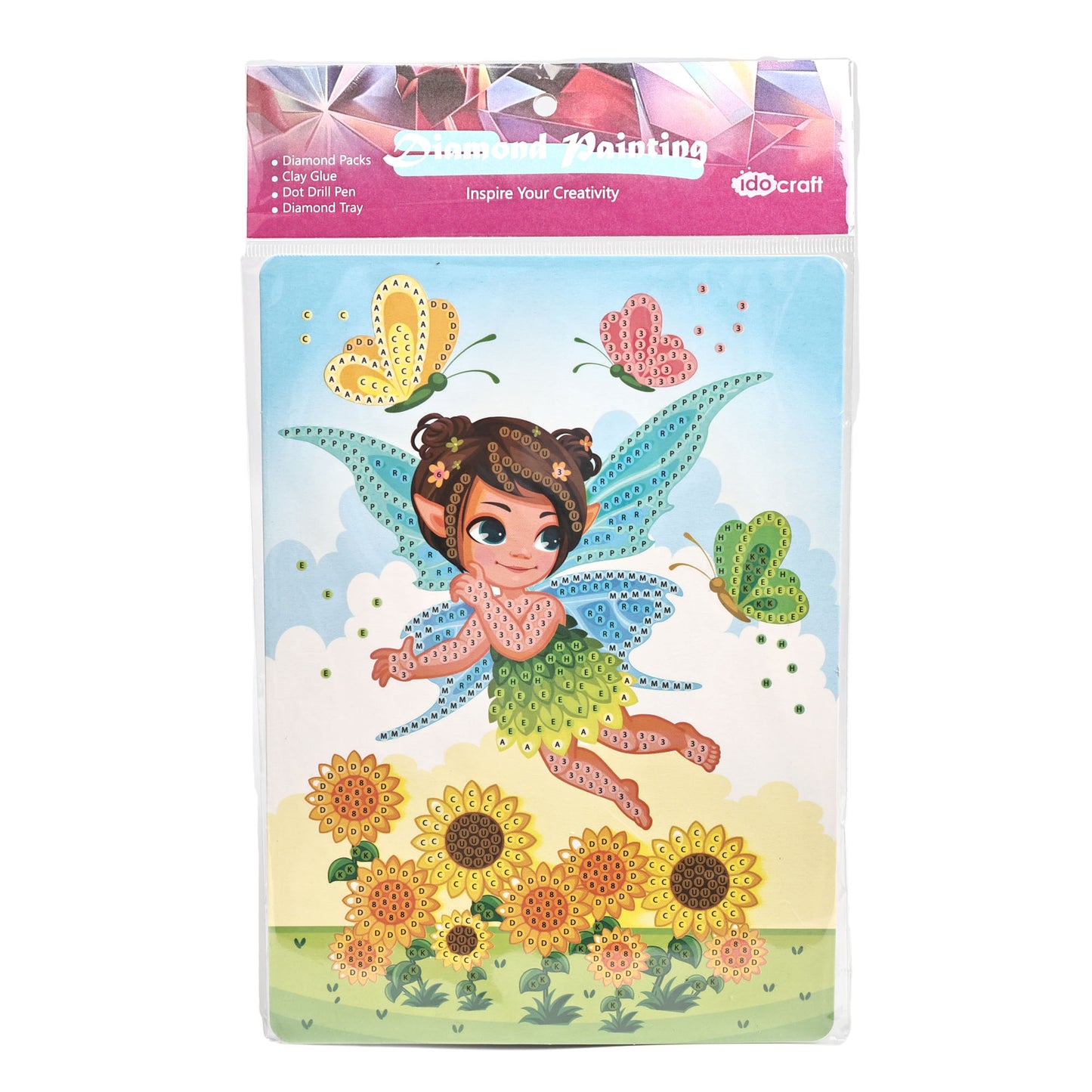 Diamond Painting 15*21 cm Paperboard for Kids or Students
