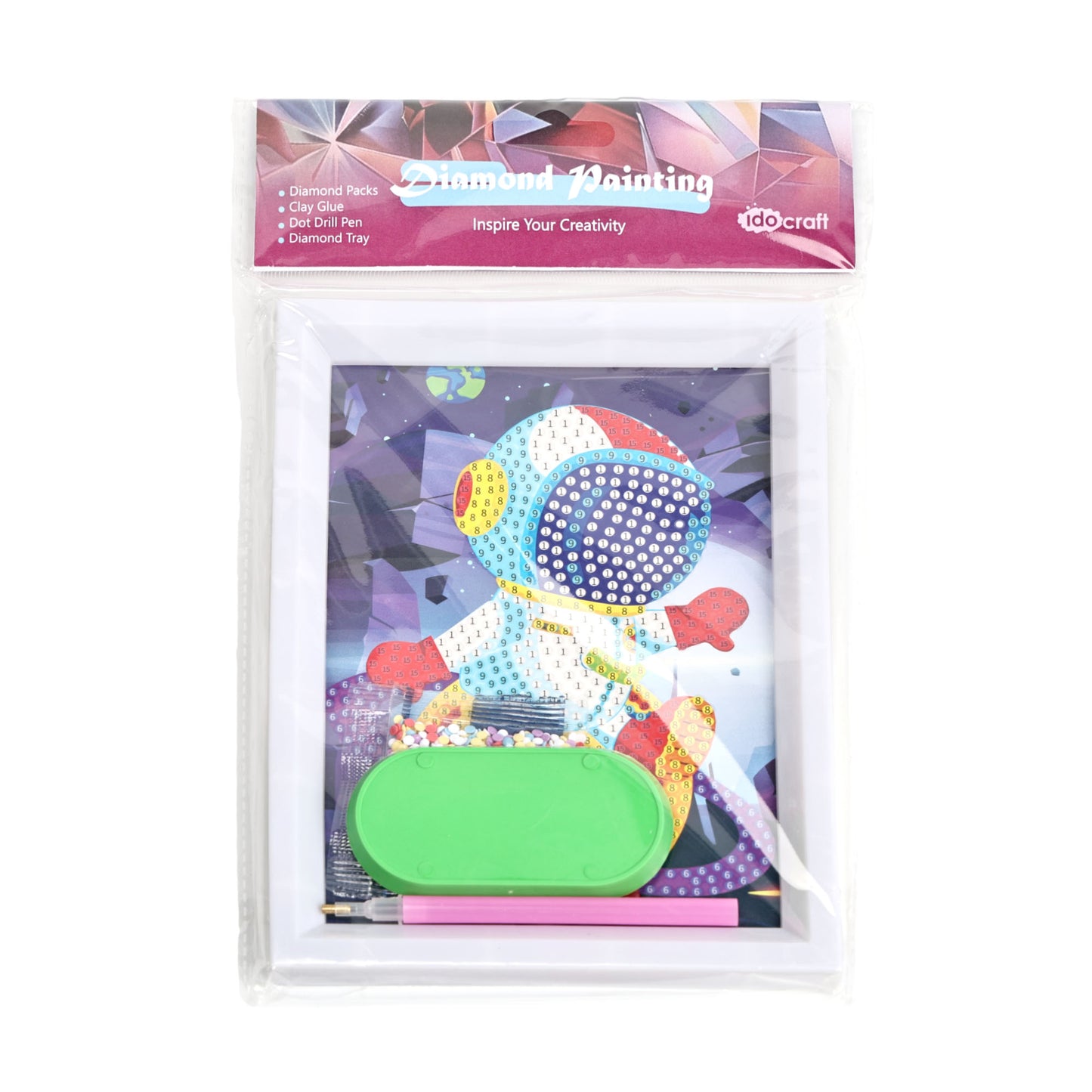 Diamond Painting 18*14 cm Paperboard with Plastic Frame