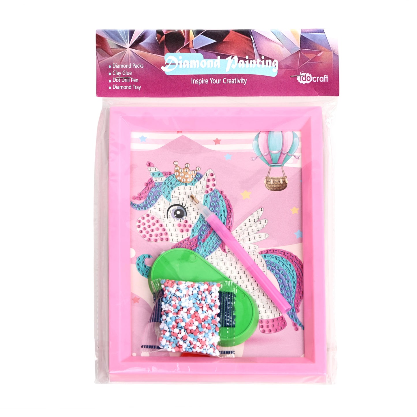 Diamond Painting 18*14 cm Paperboard with Plastic Frame