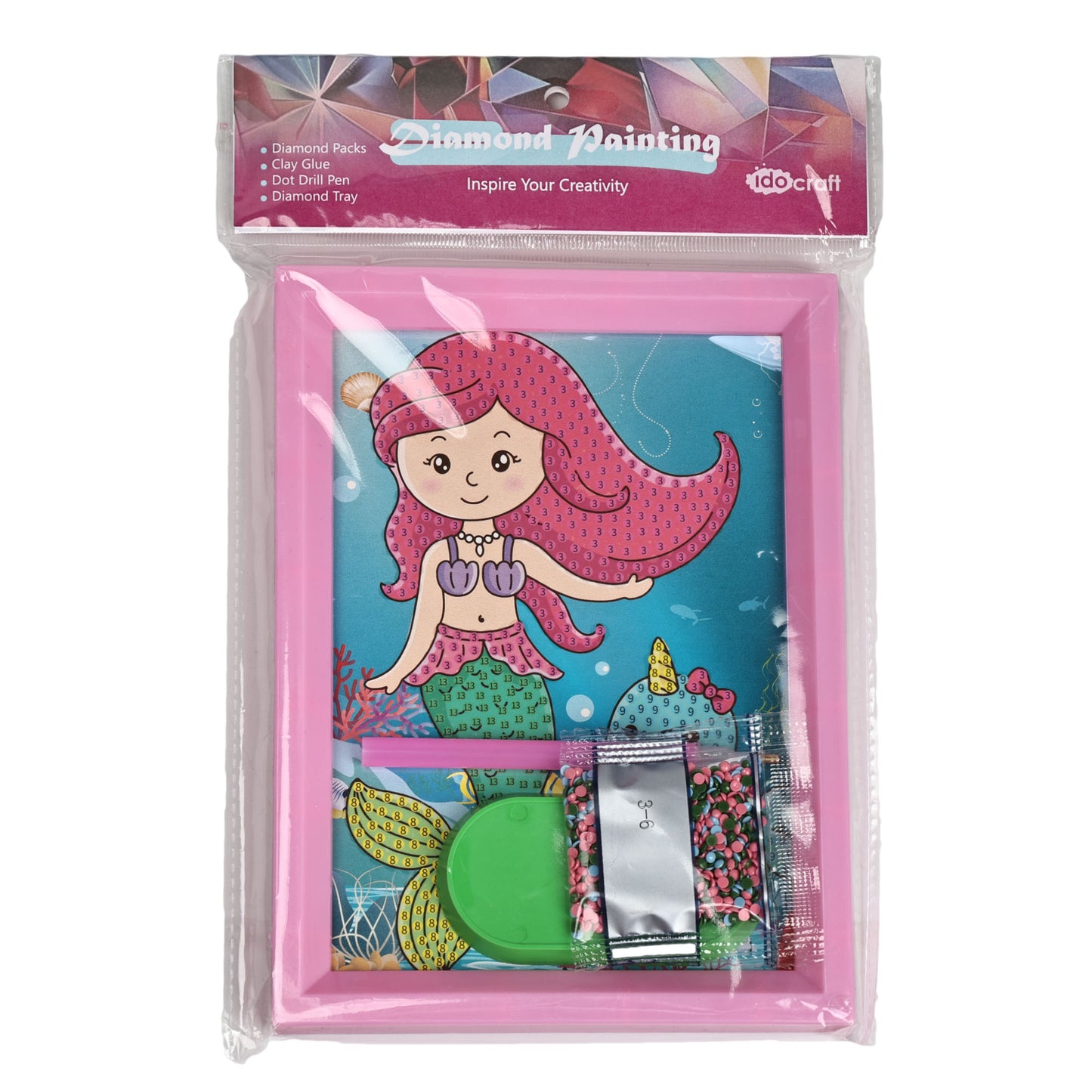 Diamond Painting 18*14 cm Paperboard with Plastic Frame