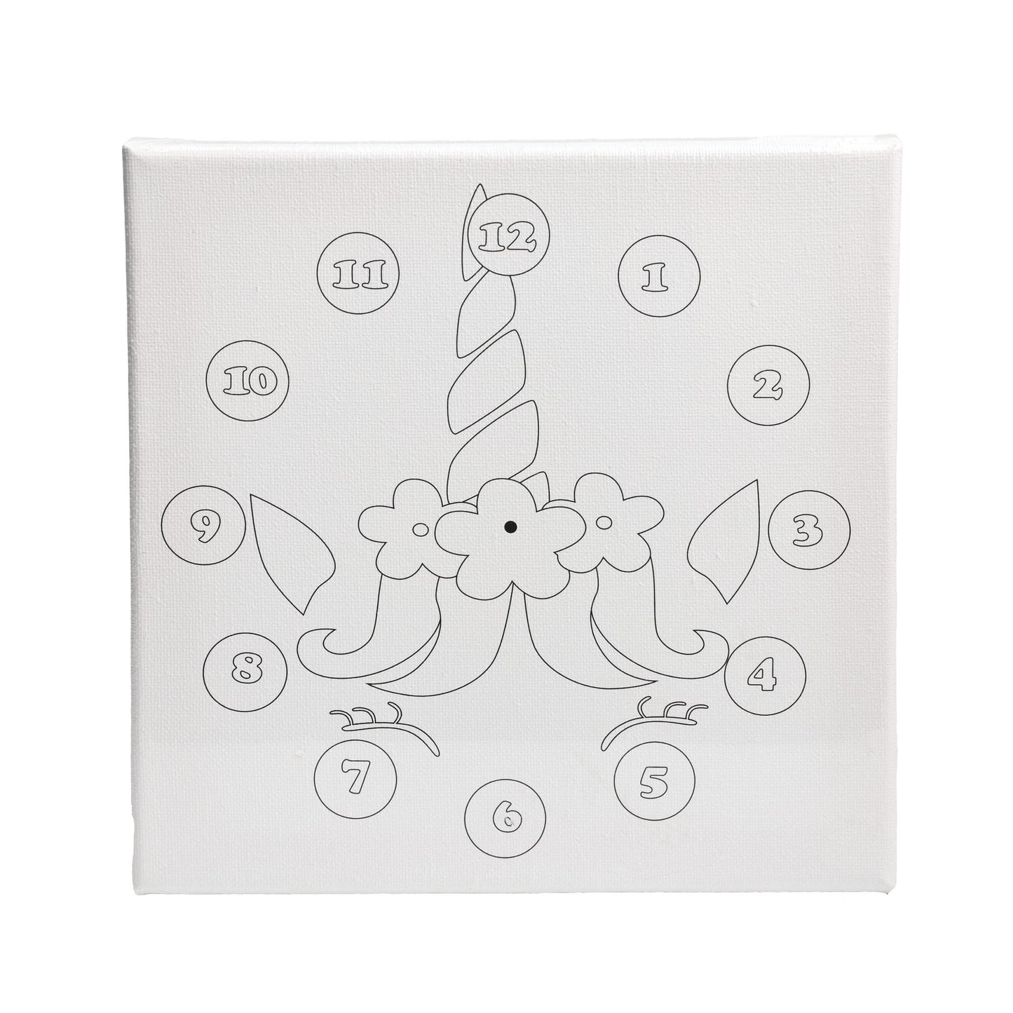 Paint by Number Clock for Hanging Decoration
