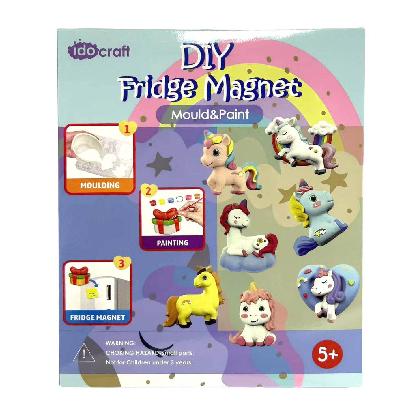 3D Magnet Plaster Painting Cartoon Image Kit