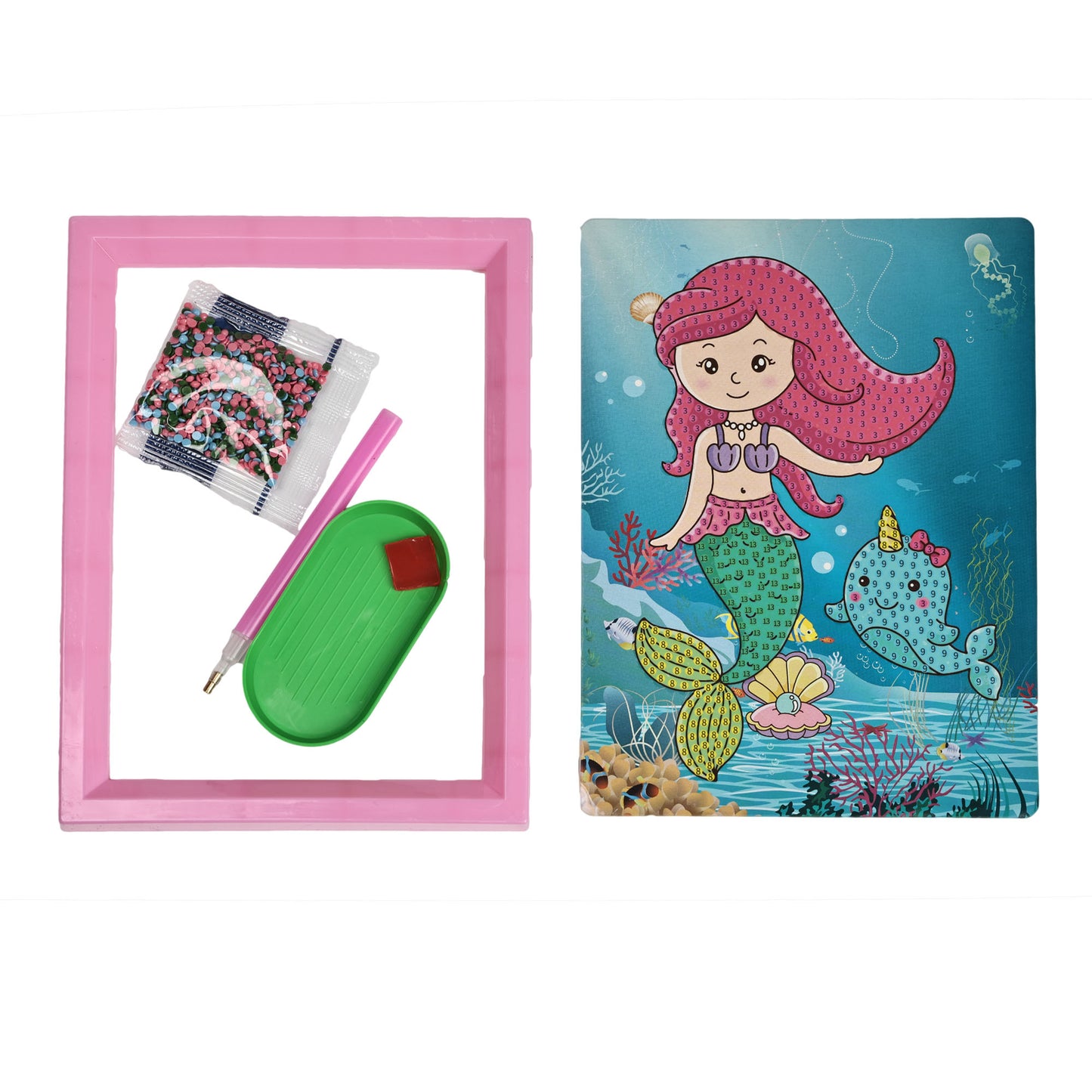 Diamond Painting 18*14 cm Paperboard with Plastic Frame