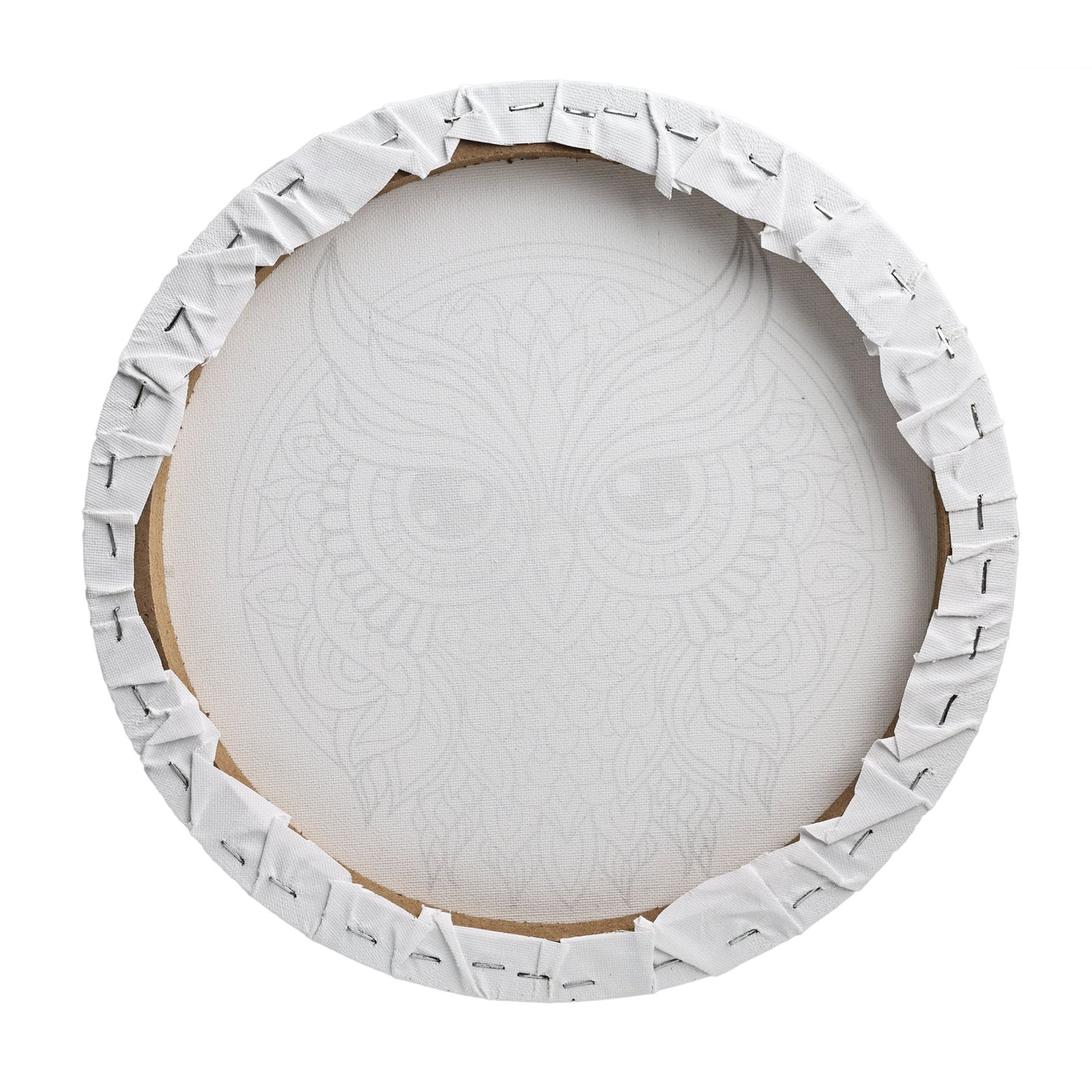 Coloring Painting 30*30 cm Round Stretched Canvas for Adults