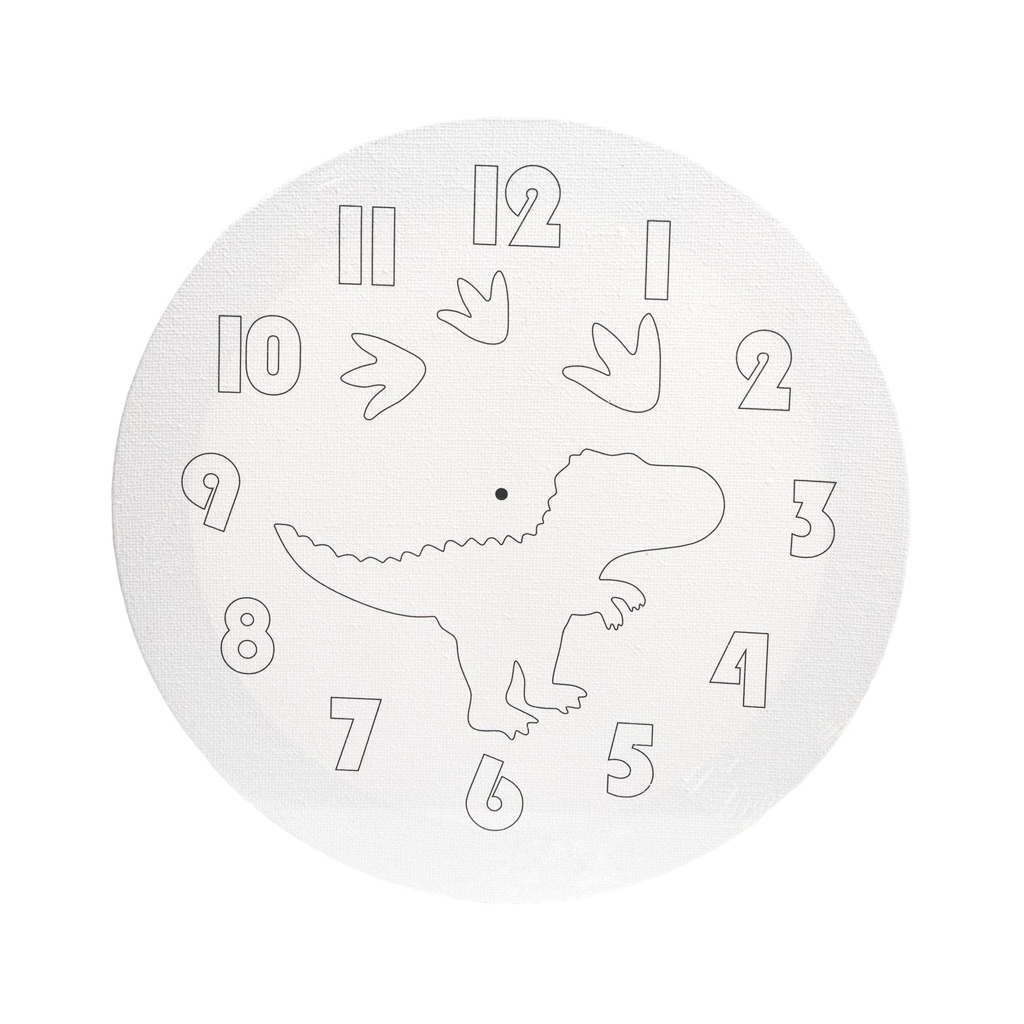 Paint by Number Clock for Hanging Decoration
