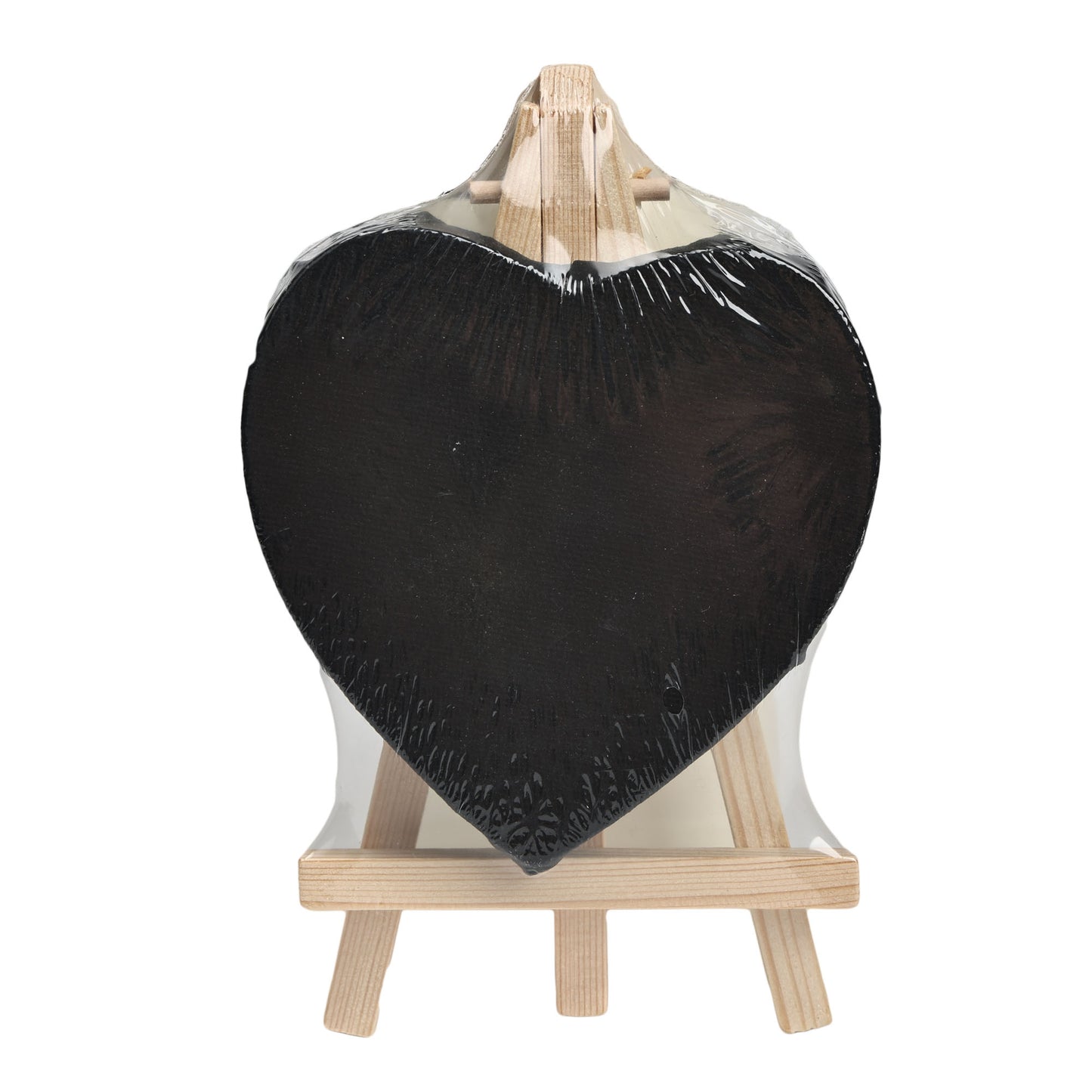 Black Mini Canvas Set with Wooden Easel