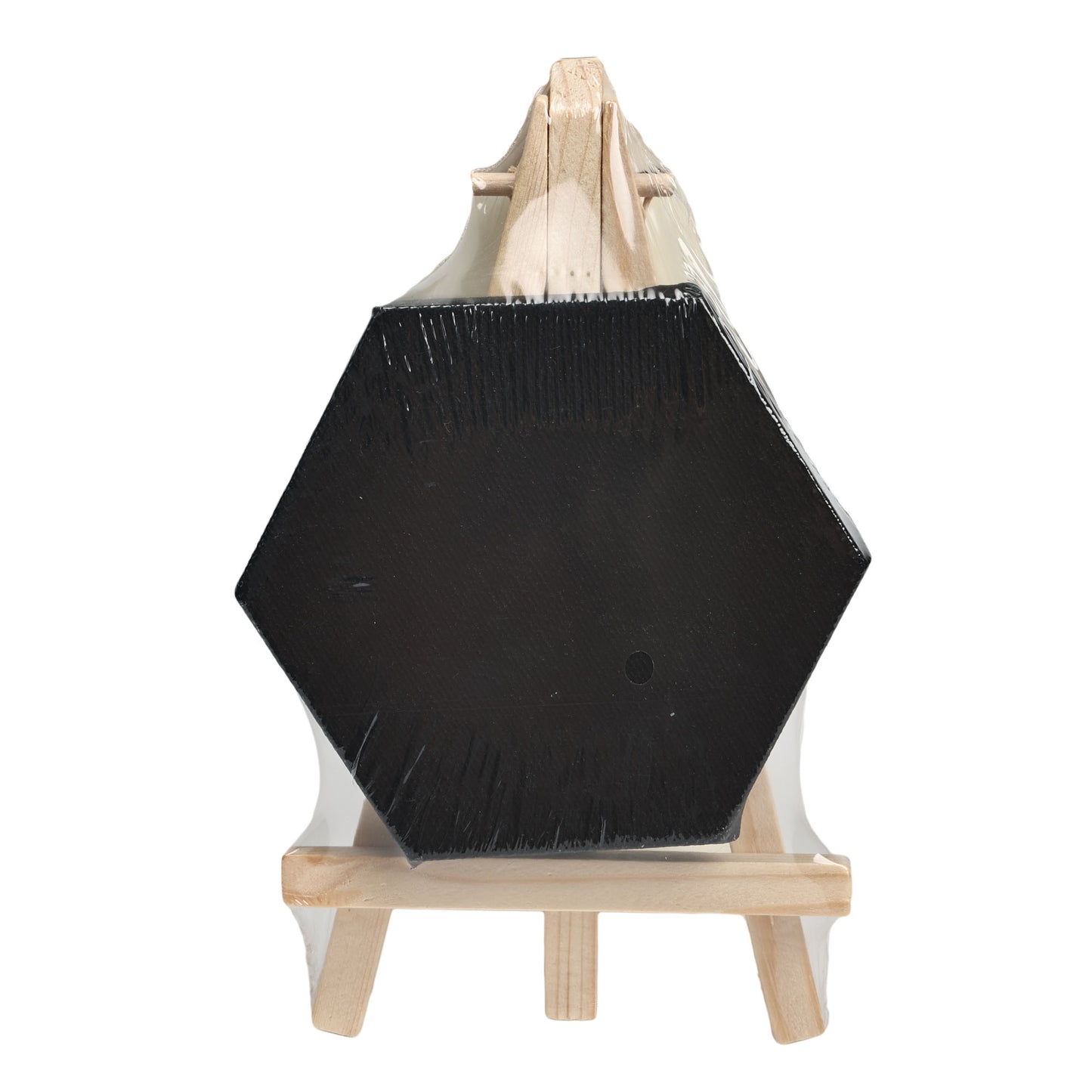 Black Mini Canvas Set with Wooden Easel
