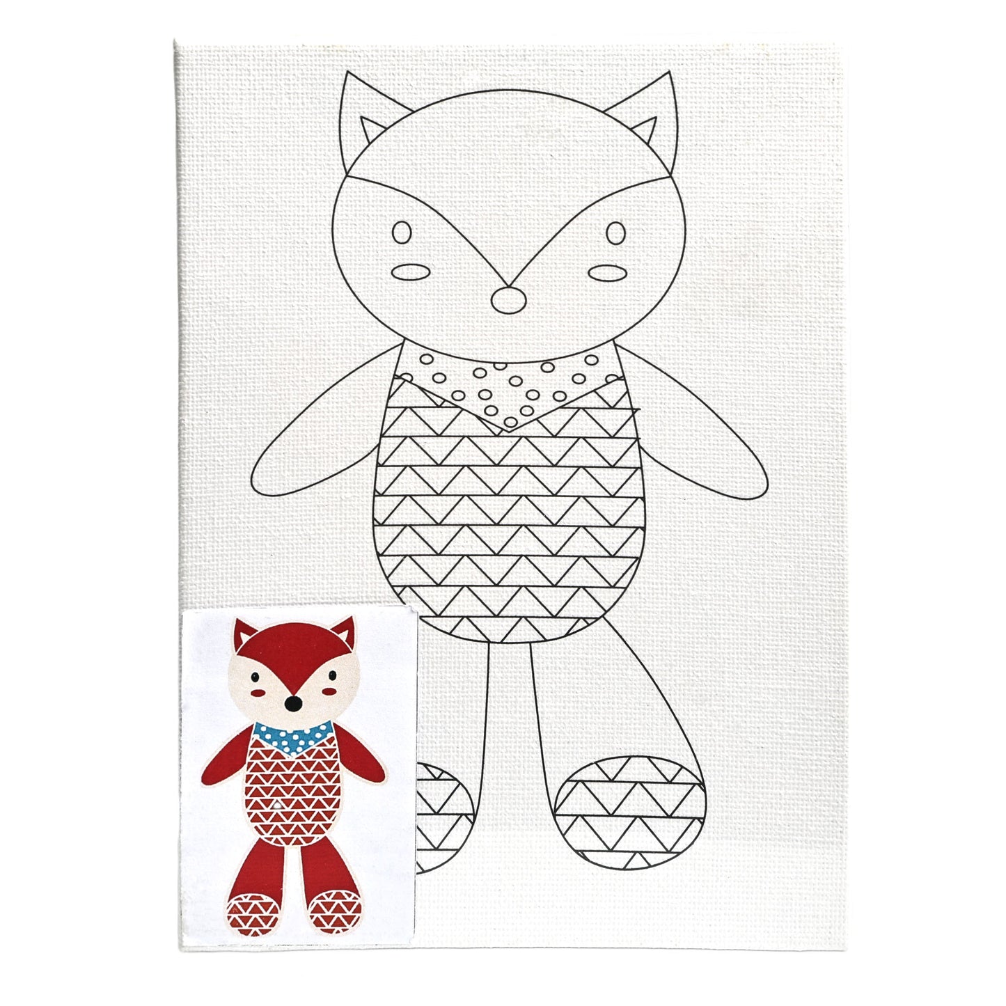 Coloring Painting Board Kit 13*18cm Cartoon for Kids and Students