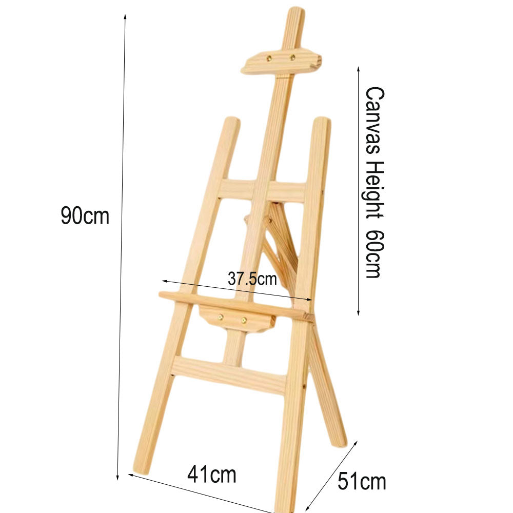 Wooden Floor Easel Stand for Painting and Exhibition