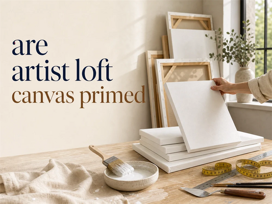 Are Artist Loft Canvas Primed