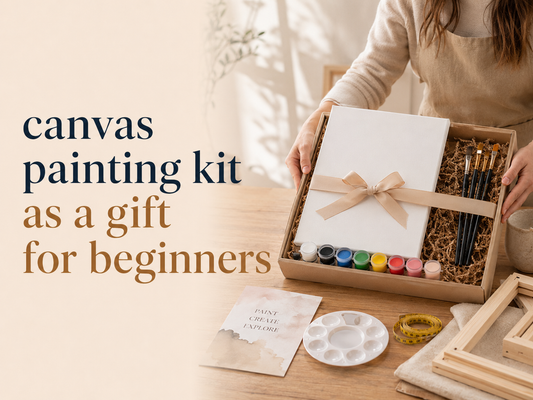 Canvas Painting Kit as a Gift for Beginners