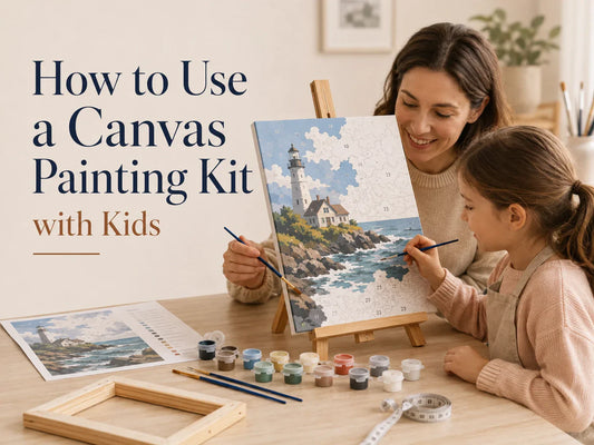 How to Use a Canvas Painting Kit with Kids