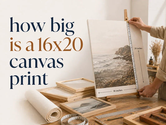 How Big is a 16x20 Canvas Print? A Visual Guide