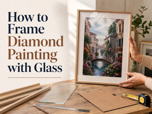 How to Frame Diamond Painting With Glass