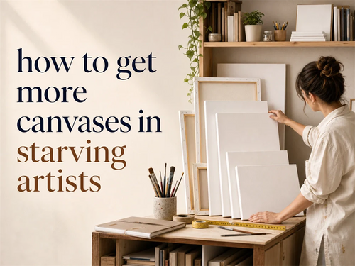 How to Get More Canvases in Starving Artists