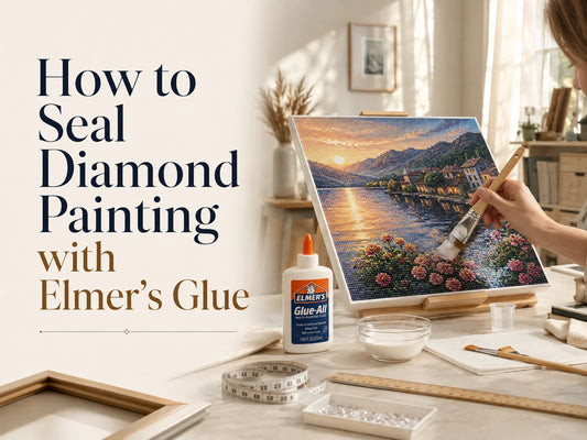 How to Seal Diamond Painting With Elmer's Glue