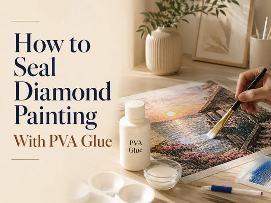 How to Seal Diamond Painting With PVA Glue