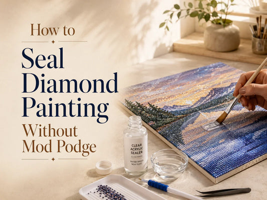 How to Seal Diamond Painting Without Mod Podge