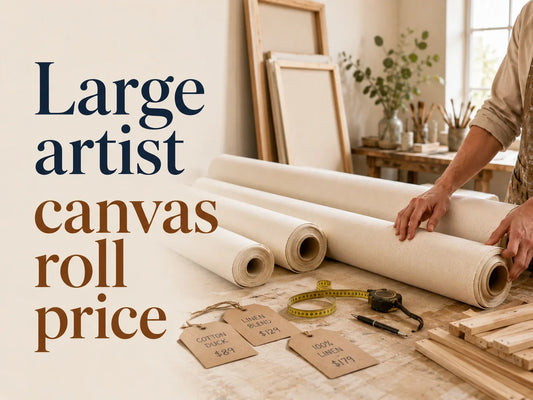 A Complete Guide to Large Artist Canvas Roll Prices