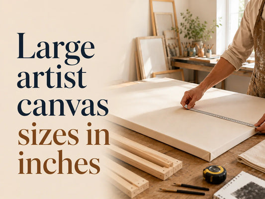 Exploring Large Artist Canvas Sizes: An Inch-Based Guide