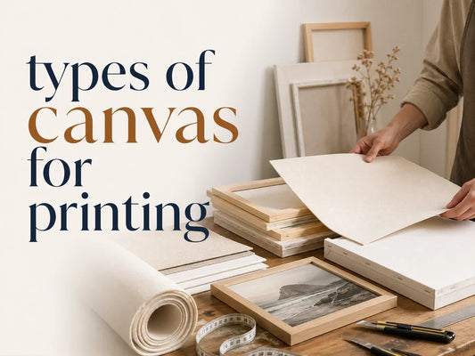 3 Types of Canvas for Printing You Should Know