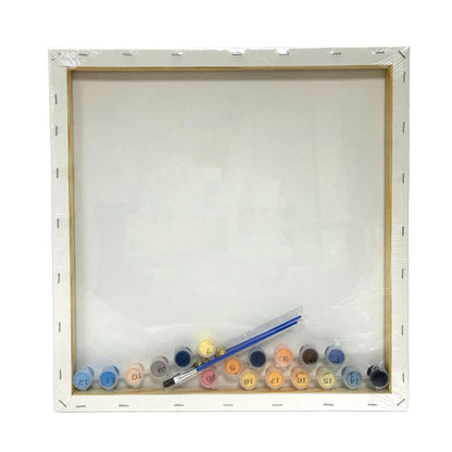 Paint By Number Stretched Canvas 40*40 cm