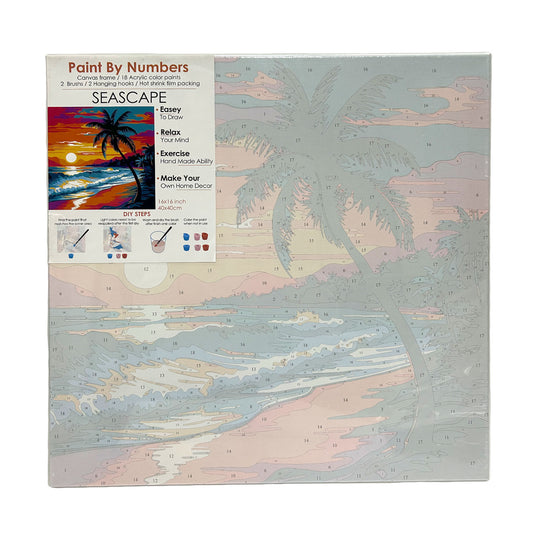 Paint By Number Stretched Canvas 40*40 cm