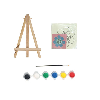 Coloring Painting, Pine Wood, Primed Framed Canvas  5*5 cm (2''*2'')