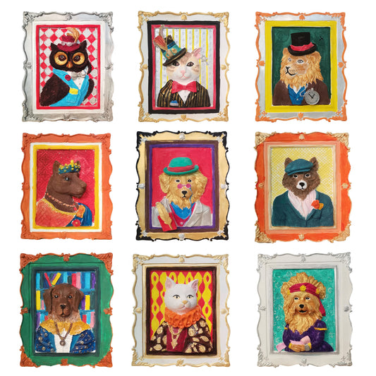 Animal Head Plaster Painting Kit for All Ages