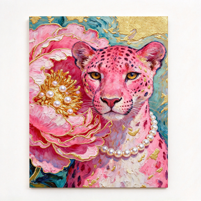 Gold Stamping Paint by Numbers 40*50 cm Animal