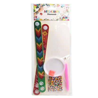 Diamond Painting 3*20 cm Wristband 2 Pieces  for Kids or Students