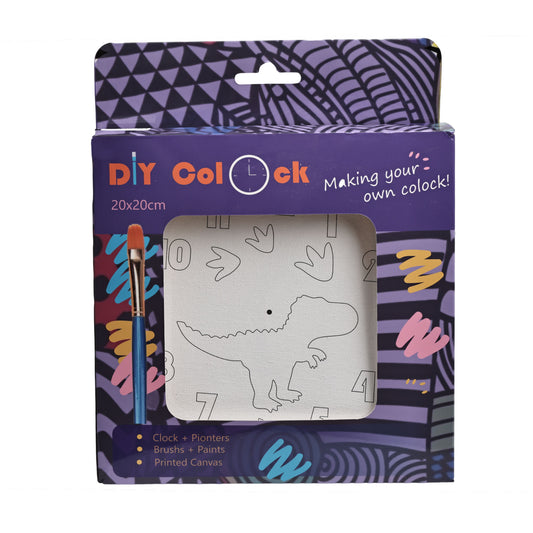 Paint by Number Clock for Hanging Decoration