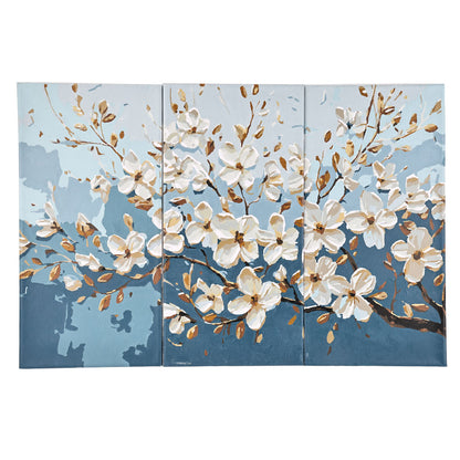 Paint By Number Stretched Canvas 40*20 cm 3 PCS/SET