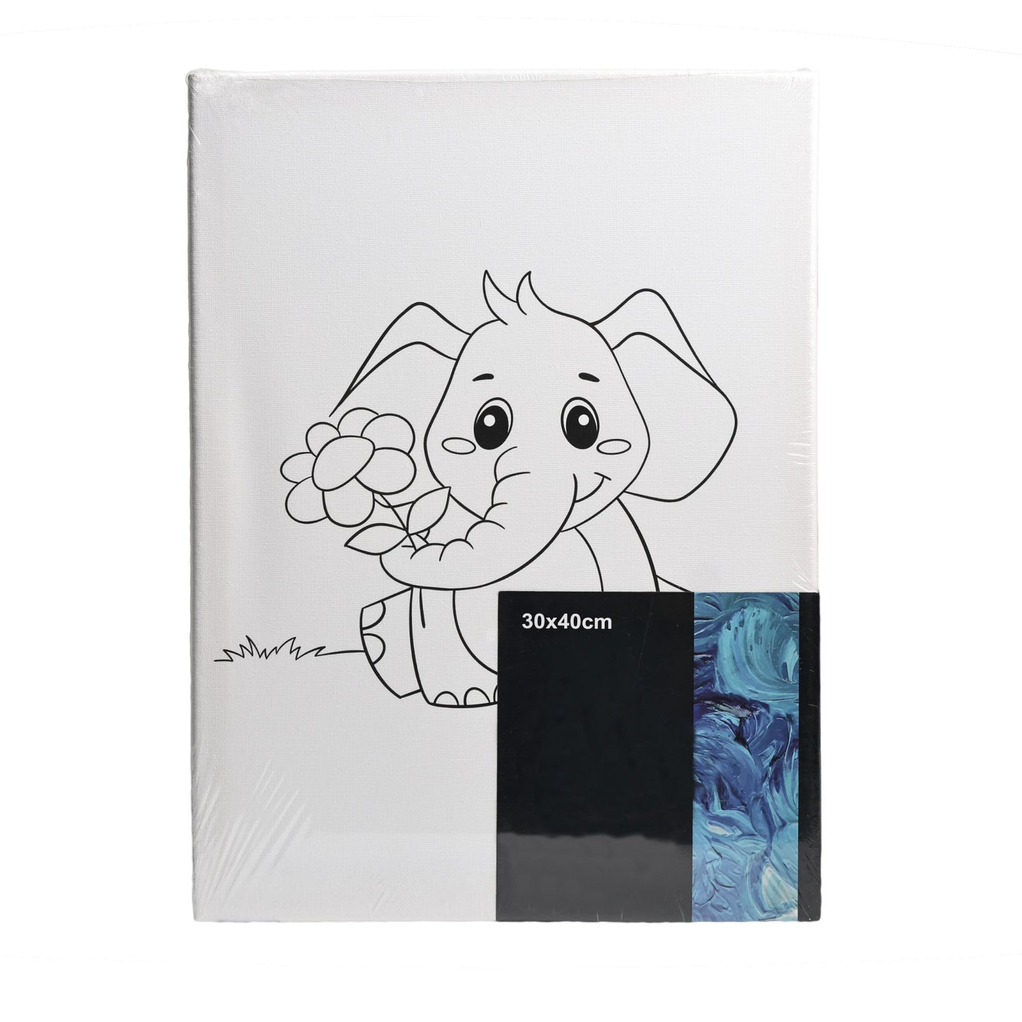 Coloring Painting Stretched Canvas 30*40 cm