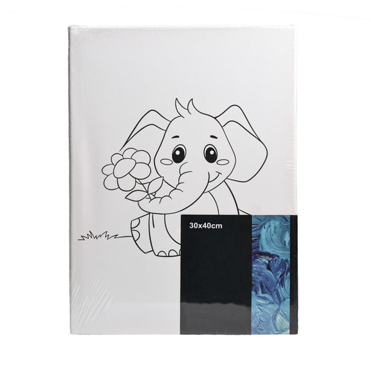 Coloring Painting Stretched Canvas 30*40 cm