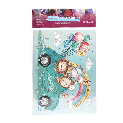 Diamond Painting  15*21 cm Paperboard for Kids or Students