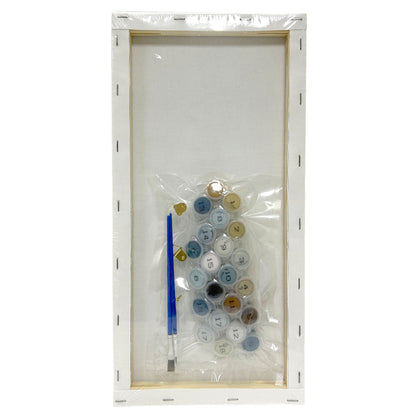 Paint By Number Stretched Canvas 40*20 cm 3 PCS/SET