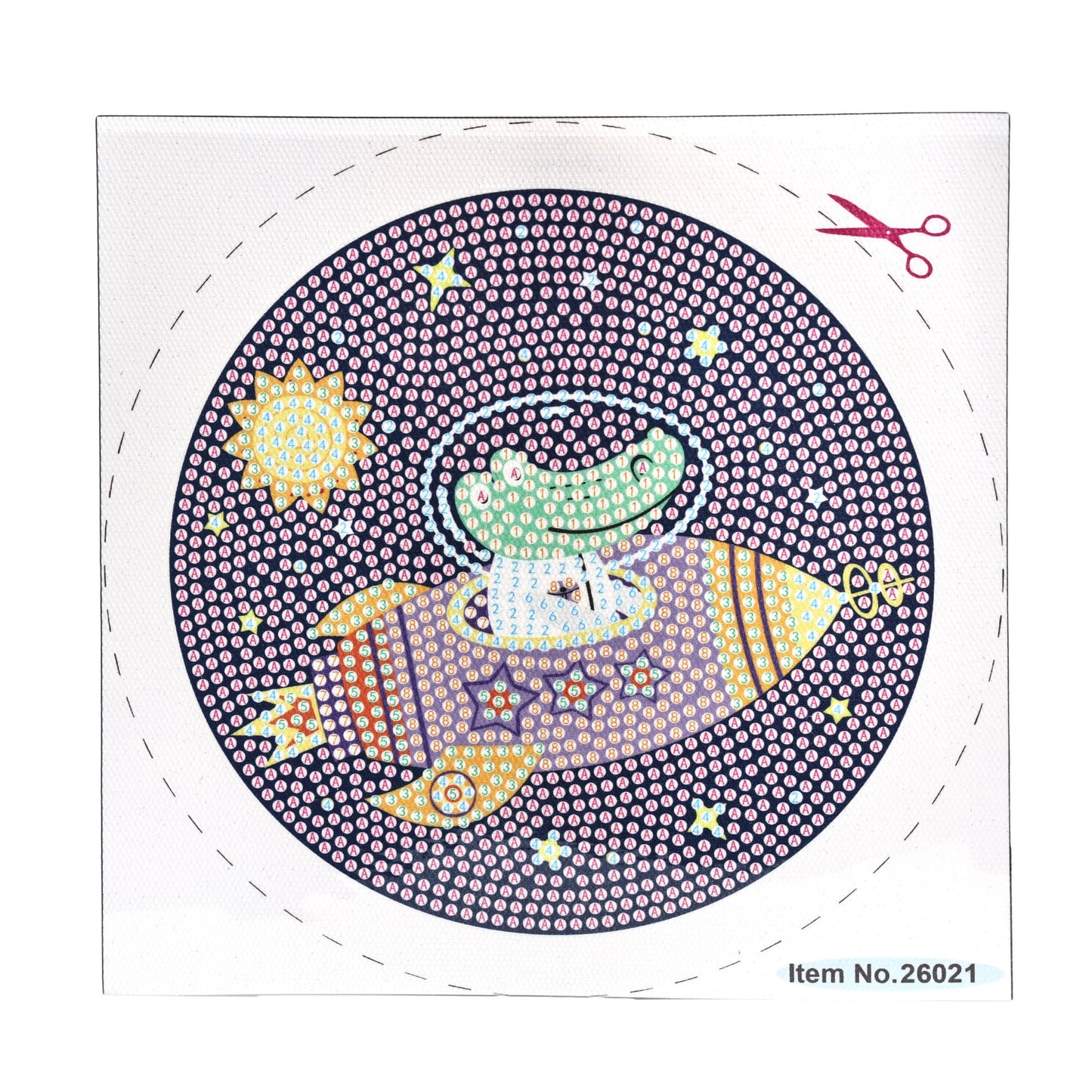 Diamond Painting Craft by Numbers for Kids or Students