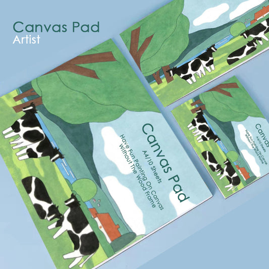 Canvas Pad 10 Sheets Primed with Acid-Free Acrylic Gesso