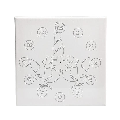 Paint by Number Clock for Hanging Decoration