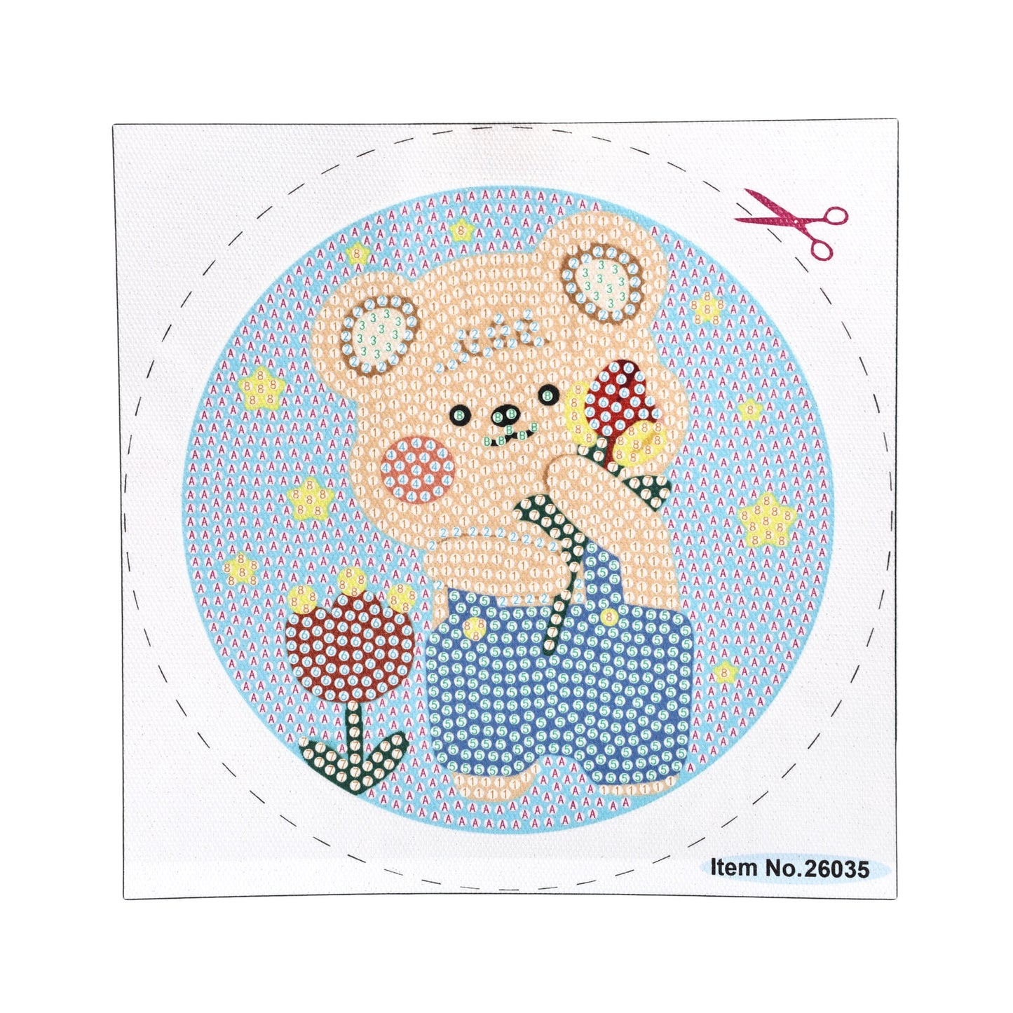Diamond Painting Craft by Numbers for Kids or Students