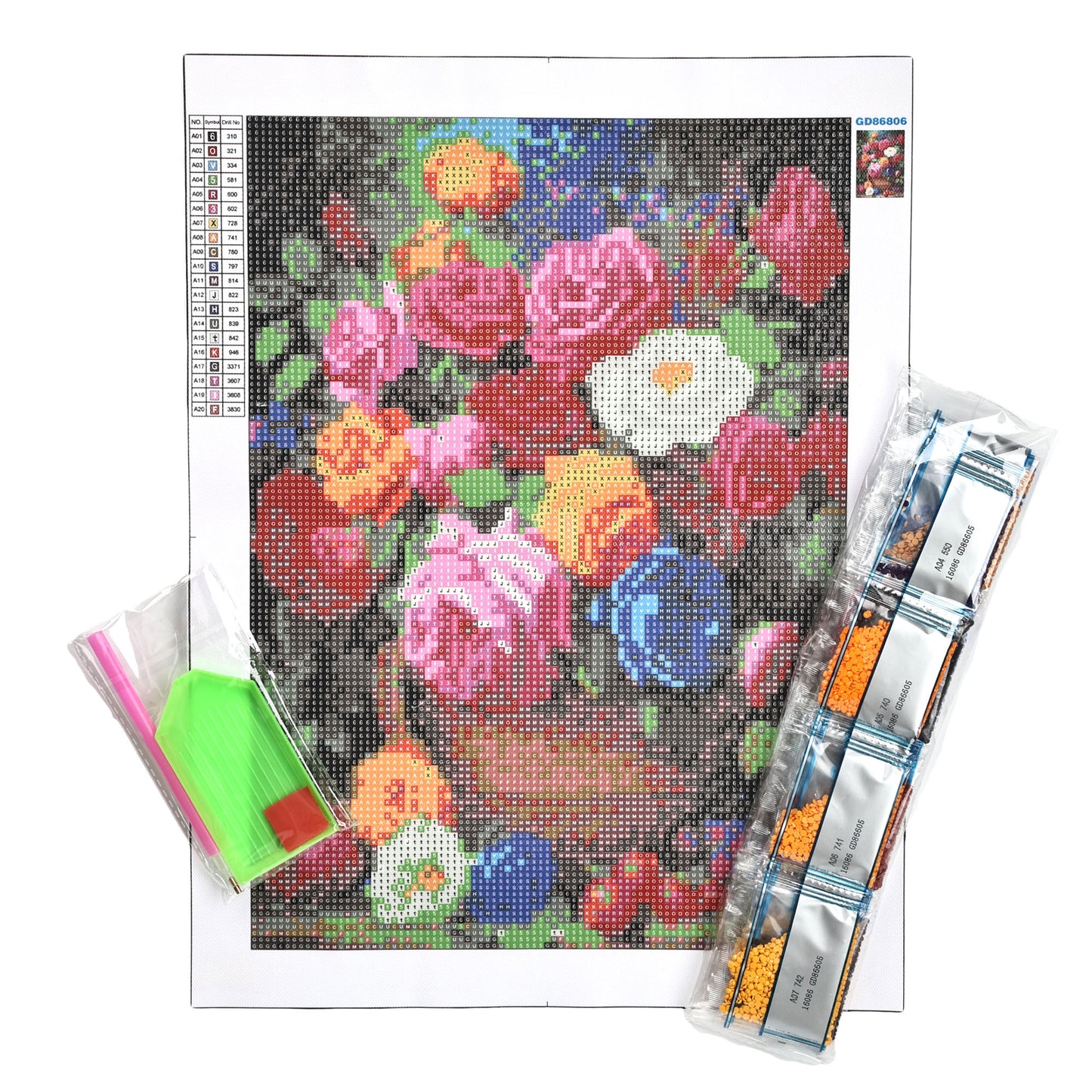 Diamond Painting Canvas Roll 30*40 cm
