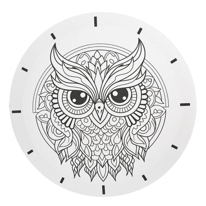 Coloring Painting 30*30 cm Round Stretched Canvas for Adults
