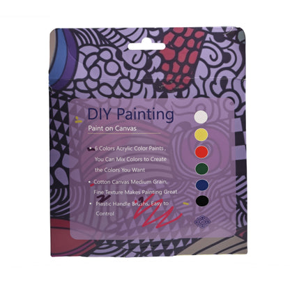 Paint by Number Clock for Hanging Decoration