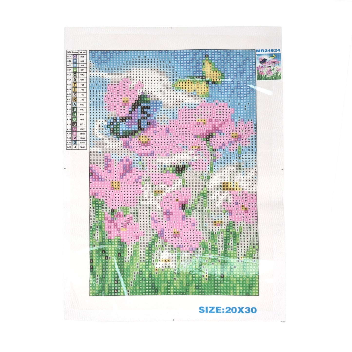 Diamond Painting Canvas Roll 20*30 cm