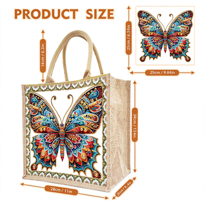 Diamond Painting Linen Bag Handbag 45*28*13 cm DIY