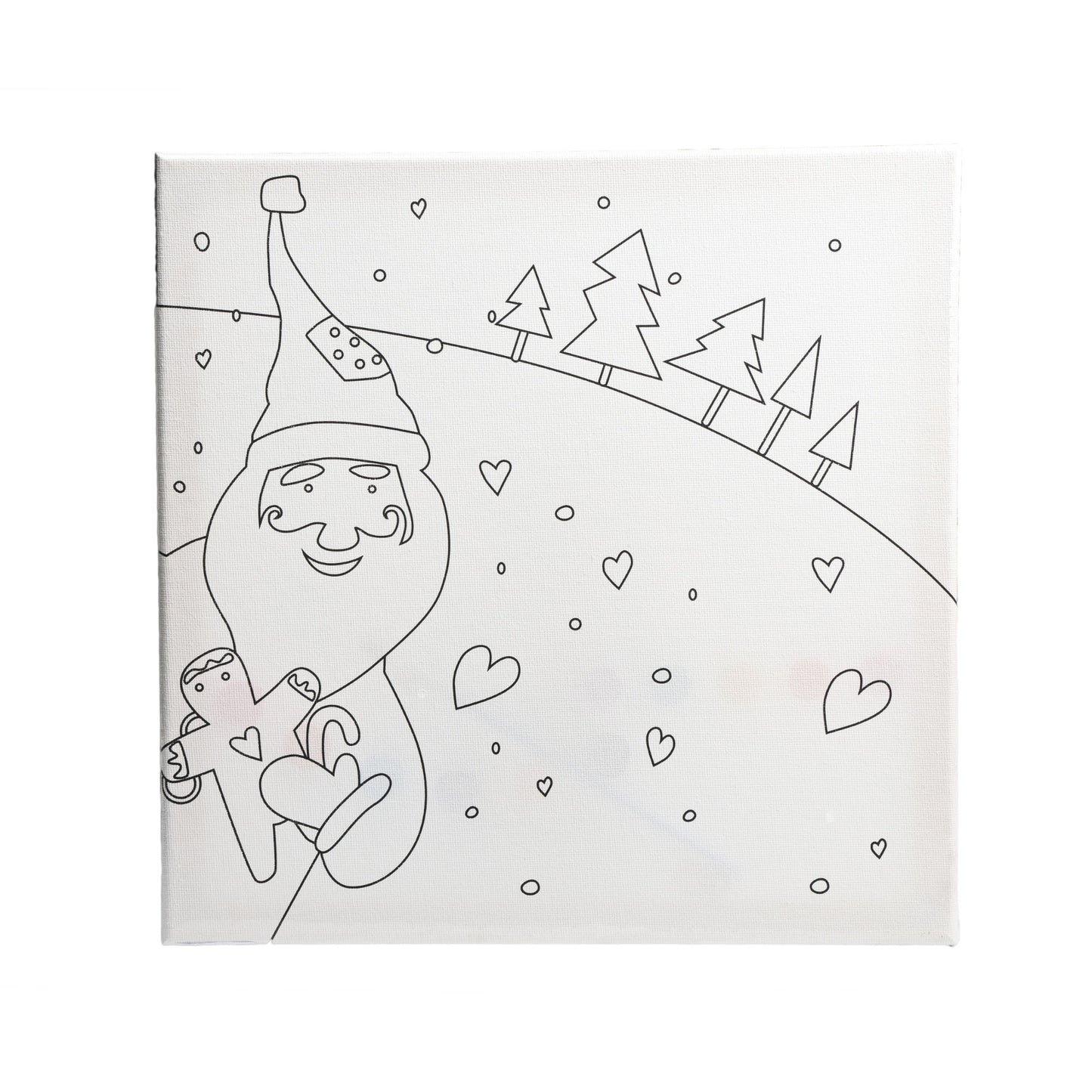 Coloring Painting Stretched Canvas 30*30cm