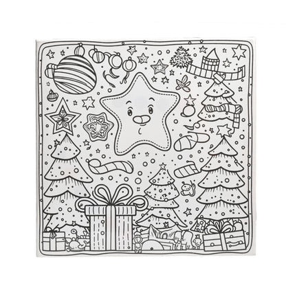 Coloring Painting Stretched Canvas 30*30cm