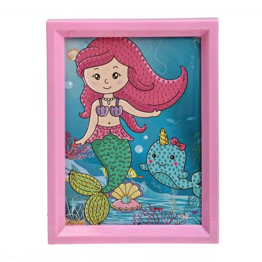Diamond Painting  18*14 cm Paperboard with Plastic Frame